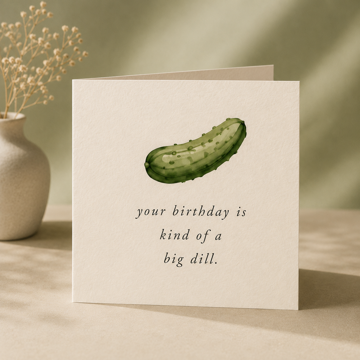 Big Dill | Greeting Card | Everyday Wit Collection