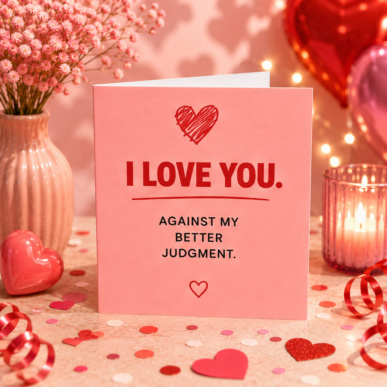 I Love You Anyway | Greeting Card | Mildly Unhinged Collection