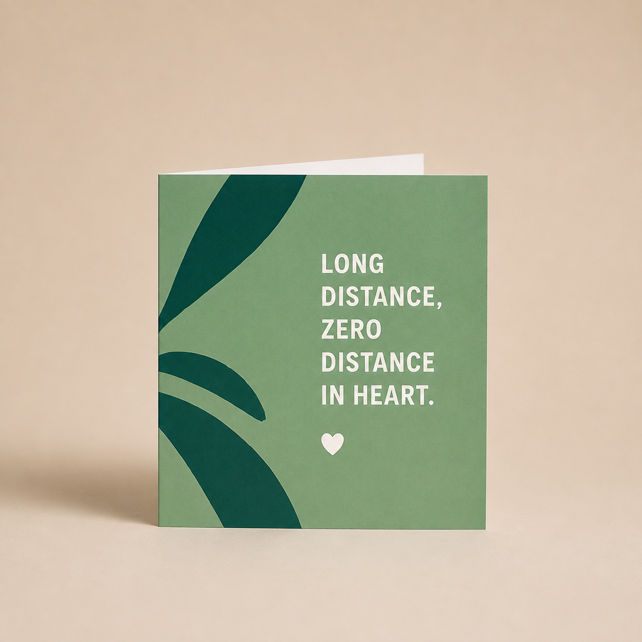 Long Distance, Zero Distance In Heart | Greeting Card | Special People Collection