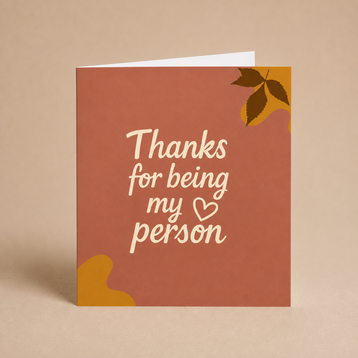 Thanks For Being My Person | Greeting Card | Special People Collection